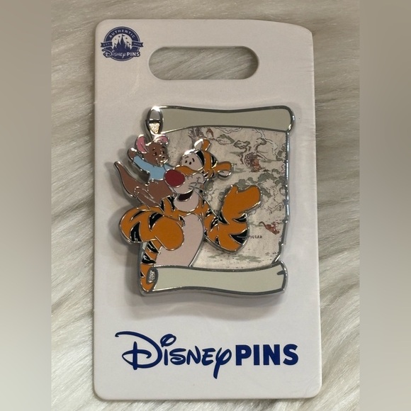 Disney Accessories - Winnie the Pooh- Tigger and Roo Scroll Disney Pin